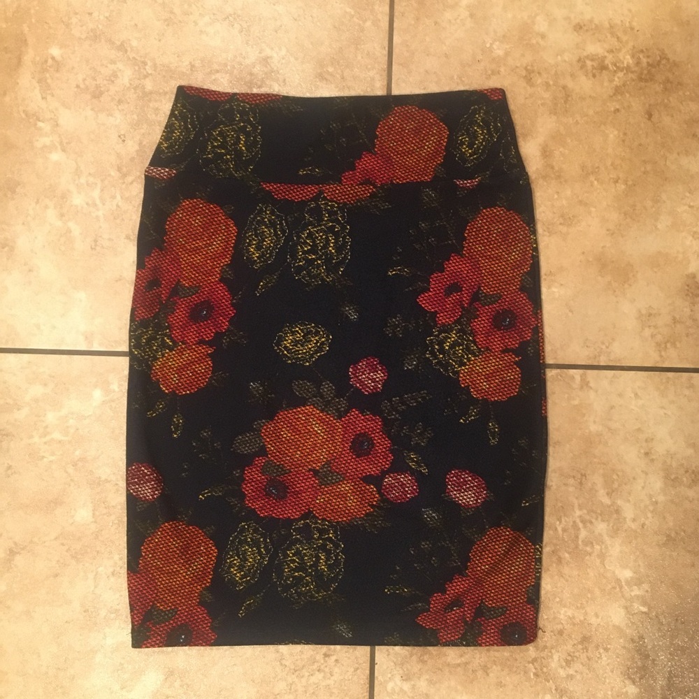 Floral LuLaRoe Cassie Skirt